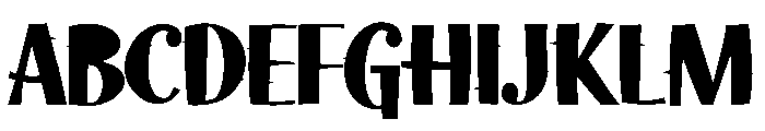 Sparkles Rainbow CF Font UPPERCASE