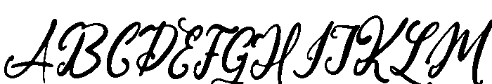 Sparkling Moment Regular Font UPPERCASE