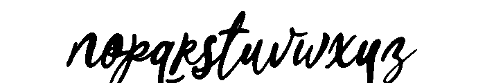 Sparkling Moment Regular Font LOWERCASE