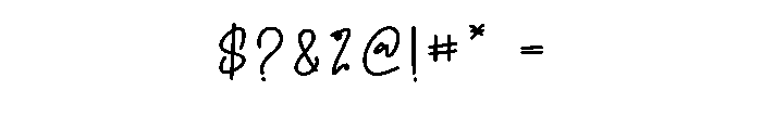 Sparkling1 Font OTHER CHARS