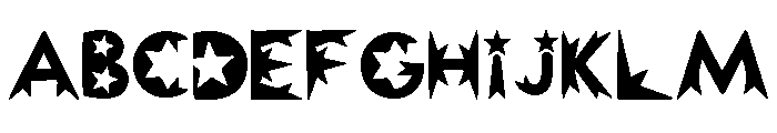 Sparkthorn Regular Font UPPERCASE