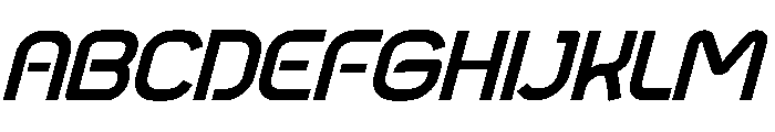 Spartach Bold Italic Font UPPERCASE