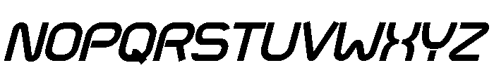 Spartach Bold Italic Font UPPERCASE