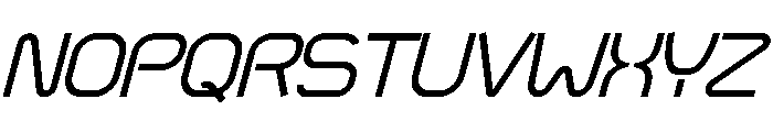 Spartach Italic Font UPPERCASE
