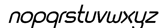 Spartach Italic Font LOWERCASE