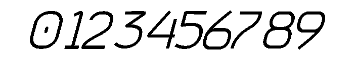 Spartach Light Italic Font OTHER CHARS