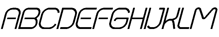Spartach Light Italic Font UPPERCASE