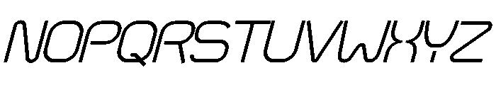 Spartach Light Italic Font UPPERCASE