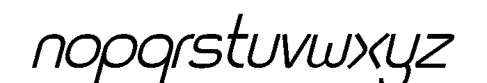 Spartach Light Italic Font LOWERCASE