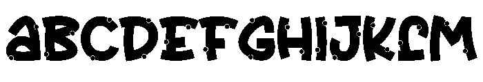 Speak Booms Font UPPERCASE