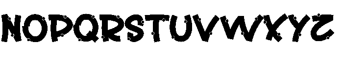 Speak Booms Font LOWERCASE