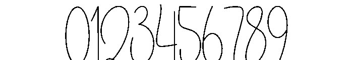 Special Calligraphy Font OTHER CHARS