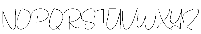 Special Calligraphy Font UPPERCASE
