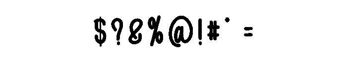 Special Dream Font OTHER CHARS