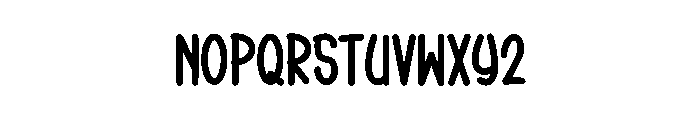 Special Dream Font LOWERCASE