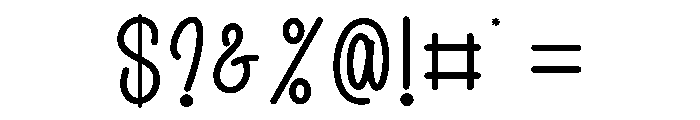Special Envelope Font OTHER CHARS
