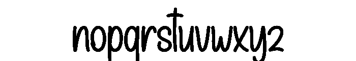 Special Envelope Font LOWERCASE