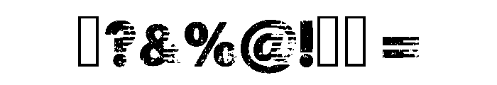 Special Forces Regular Font OTHER CHARS