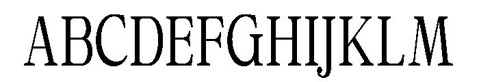 Special Handmade Serif Regular Font UPPERCASE