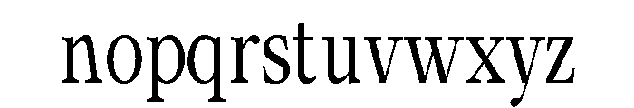 Special Handmade Serif Regular Font LOWERCASE