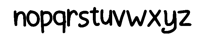 Special Handwriting Scr Regular Font LOWERCASE