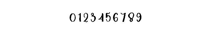 Special Highland Font OTHER CHARS