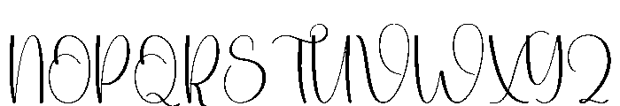 Special Highland Font UPPERCASE