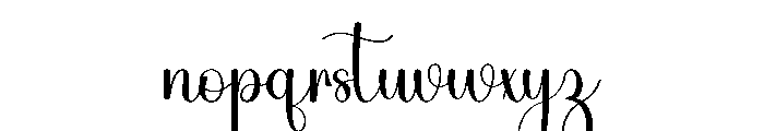 Special Highland Font LOWERCASE