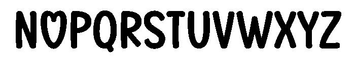 Special Holidays Font UPPERCASE