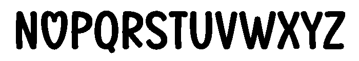 Special Holidays Font LOWERCASE
