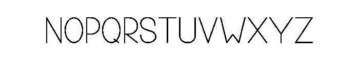 Special Homemade Font LOWERCASE