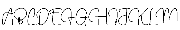 Special Merchandise Font UPPERCASE