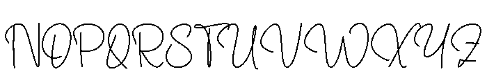 Special Merchandise Font UPPERCASE