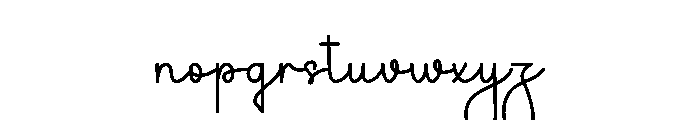 Special Merchandise Font LOWERCASE