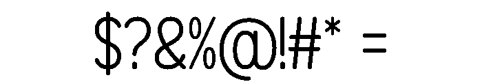 Special Modern Regular Font OTHER CHARS