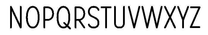 Special Modern Regular Font UPPERCASE