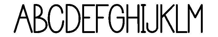Special Monthly Font UPPERCASE