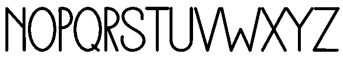Special Monthly Font UPPERCASE