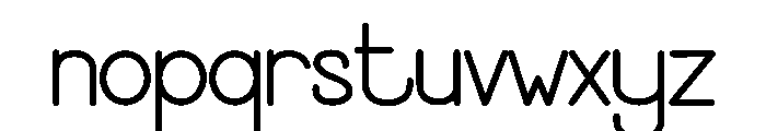Special Monthly Font LOWERCASE
