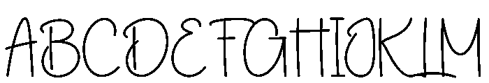 Special Motherday Font UPPERCASE