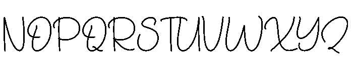 Special Motherday Font UPPERCASE