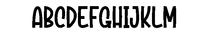Special Newyear Font UPPERCASE