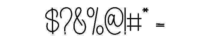 Special Occasion Font OTHER CHARS