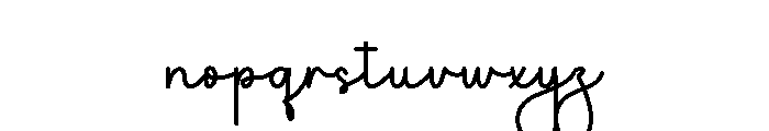 Special Occasion Font LOWERCASE