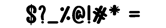 Special Popcorn Font OTHER CHARS