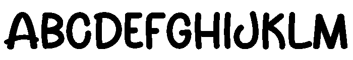 Special Popcorn Font UPPERCASE
