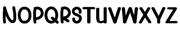 Special Popcorn Font LOWERCASE