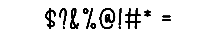 Special Summer Font OTHER CHARS