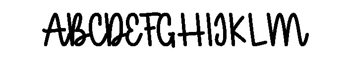 Special Summer Font UPPERCASE