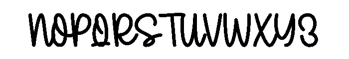 Special Summer Font UPPERCASE